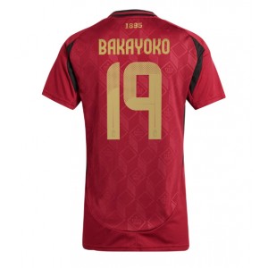 Fotbalové Dres Belgie Johan Bakayoko #19 Dámské Domácí Oblečení ME 2024 Krátký Rukáv